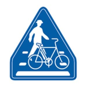 横断歩道・自転車横断帯